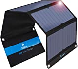 [Upgraded]BigBlue 3 USB Ports 28W Solar Charger(5V/4.8A Max), Portable SunPower Solar Panel for Camping, IPX4 Waterproof, Compatible with iPhone 11/XS/XS Max/XR/X/8/7, iPad, Samsung Galaxy LG etc.