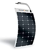 ExpertPower 100W Flexible Solar Panel| High-Efficiency Module with Monocrystalline Maxeon Solar Cells for RV, Boat, Camping and Generator Charging Applications