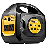 ExpertPower 200-Watt Portable Generator Rechargeable Lithium Power Station with 110VAC Outlets, 12VDC Outputs (Car Socket Included), and USB QC3.0 for Camping and Emergency Power Supply