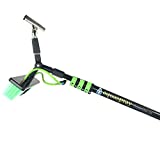 Water Fed Pole Kit w/ Squeegee 24 Feet Pole - Outdoor Window Cleaner Window Glass Solar Panel Cleaning System - 3-in-1 Washing Equipment Tool Professional Solution: Scrubber Brush & Hose Spray Washer