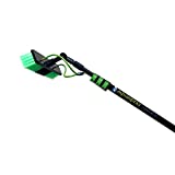 EQUIPMAXX Water Fed Pole Kit, Lightweight 20 Feet Pole - Outdoor Window Cleaner Window Glass Solar Panel Cleaning System - 3-in-1 Washing Equipment Tool Solution: Scrubber Brush & Hose Spray Washer