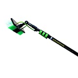 Water Fed Pole Kit Lightweight 24 Feet - Outdoor Window Cleaner Window Glass Solar Panel Cleaning System - 3-in-1 Washing Equipment Tool Solution: Scrubber Brush & Hose Spray Washer by Equipmaxx