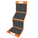 FF FLASHFISH 18V/100W Foldable Solar Panel, Portable Solar Charger with DC Output for Flashfish 300Wh(Sold Separately), PD Type-c/QC3.0 for Phones, Tablets On Summer Camping Fishing Van RV Road Trip