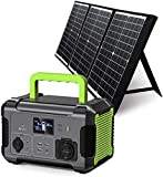 PAXCESS Portable Power Station with Solar Panel Included, 300W Solar Generator with 60W Foldable Solar Panel, CPAP Backup Lithium Battery for Outdoor Camping RV Emergency Home Use