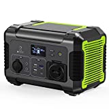 PAXCESS 300W Portable Power Station, 288Wh/78000mAh Camping Backup Lithium Battery, 110V Pure Sine Wave AC Outlet, QC 3.0 USB Port,Type-C PD Port, 12V/24V DC Outdoor Solar Generator