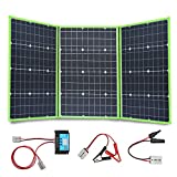 XINPUGUANG Foldable Solar Panel 150W 12V Portable Solar Charger with 20A Charge Controller for Power Station 12V Battery Camping Travel RV Van Outdoor