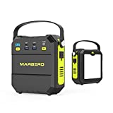 MARBERO Portable Power Station, 83Wh Solar Generator 22500mAh Camping Lithium Battery Emergency Power Station with AC Outlet 4 USB Ports, Power Supply with Super Bright Flashlight for Camping Outdoor Home (Green)