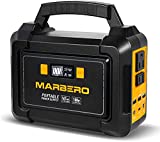 MARBERO 167Wh Portable Power Station, 45000mAh Solar Generators Lithium Battery Power Supply with 110V AC Outlet, 2 DC Ports, 4 USB Ports, LED Flashlights for CPAP Home Camping Emergency Backup