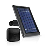 Wasserstein Solar Panel with Internal Battery Compatible with Blink Outdoor & Blink XT2/XT Camera (1-Pack, Black)