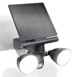 Wasserstein Blink Floodlight & Solar Panel Charger, Motion-Activated, Compatible with Blink Outdoor & Blink XT2/XT Camera (Black)
