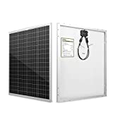 HQST 100 Watt Polycrystalline 12V Solar Panel with Compact Design,High Efficiency Module PV Power for Battery Charging Boat, Caravan, RV and Any Other Off Grid Applications