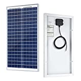 HQST Solar Panel 30 Watt 12 Volt Polycrystalline Portable, High Efficiency Module Off Grid PV Power for Battery Charging, Boat, Caravan, RV and Any Other Off Grid Applications