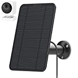 [2021 Version ]4w 5V Solar Panel Compatible with Wyze Cam Outdoor Only, Includes Secure Wall Mount, 13.1ft Power Cable (1-Pack)(Not Compatible with Wyze V3/V2/Pan)