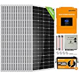 ECO-WORTHY 16KWH 4KW 48V Solar Power Complete System for Home Shed: 20pcs 195W Solar Panel + 1pc 3500W 48V All-in-one Solar Charge Inverter + 4pcs 48V 50AH Lithium Battery + 1pc 6 String Combiner Box