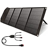 ROCKPALS Upgraded Foldable Solar Panel 100W with Kickstand, Parallel Cable, QC 3.0 and USB-C, Portable Solar Panels for Jackery/ Anker/ FlashFish/ Bluetti / Goal Zero/ Rockpals Power Station