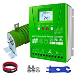Marsrock Lithium Lead-Acid Gel Battery Wind Solar Hybrid Charge Controller Wind MPPT Boost with Dump Load and 50cm Cable Design for Wind Solar Hybrid System(1400W80BU)
