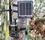 Trail Camera Solar Panel Kit 6V/9V/12V Output Solar Panel Battery with 8000 mAh Rechargeable Lithium Battery IP66 Waterproof for All Trail Hunting Camera