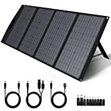 TWELSEAVAN Portable Solar Panel for Power Station, 120W Foldable Solar Charger with QC3.0/PD60W/DC 4 Outputs for Phone Tablet, Camping Outdoors RV