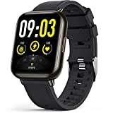 Smart Watch, AGPTEK 1.69'(43mm) Smartwatch for Android and iOS Phones IP68 Waterproof Fitness Tracker Watch Heart Rate Monitor Pedometer Sleep Monitor for Men Women Black, LW31