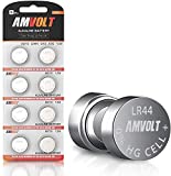8 Pack LR44 AG13 A76 Battery - [Ultra Power] Premium Alkaline 1.5 Volt Non Rechargeable Round Button Cell Batteries for Watches Clocks Remotes Games Controllers Toys & Electronic Devices (8 Pack)