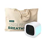 Evapolar evaCHILL Personal Evaporative Air Cooler & Humidifier, Portable Air Conditioner, Desktop Cooling Fan (White) Bundle with evaBAG Cotton Tote Bag, Reusable Grocery Shopping Bag, Handy (2 items)