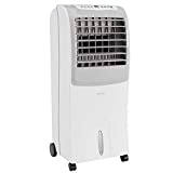 hOmeLabs Evaporative Cooler - Cooling Fan with 3 Wind Modes, 3 Speeds, Timer, Humidifier and Auto Shut Off Function - with 10 Liter Ice Water Tank Capacity - Cools Room up to 200 Square Feet