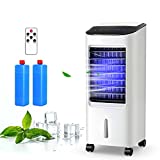 GOFLAME Evaporative Air Cooler Portable, 3-in-1 Air Cooler with Fan & Humidifier, Quiet Electric Air Cooler Fan with Remote Control, Timer, Compact Air Cooler for Home & Office