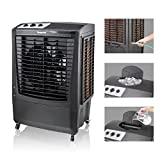 Honeywell 2100 CFM Outdoor Portable Evaporative Cooler & Fan with 36-Ft. Airthrow for Large Outdoor Spaces, CO610PM, Black