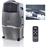 Honeywell Home 525-790CFM, Fan & Humidifier with Ice Compartment & Remote, CL30XC, Gray Indoor Portable Evaporative Cooler, 525 CFM