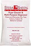 Stera-Sheen Fryer Cleaner, BULK SAVER, 24 x 6 oz. Pkts, Stera Red Label Food Grade Fryer Cleaning Powder, Fryer Boil Out, Easy Use Portion Packets, FMP 143-1155 by Purdy Products, Pack of 24 x 6 oz