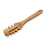 FAAY - 12' Pasta Fork, Spaghetti Spoon Handmade from Moist Resistance Teak Wood
