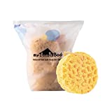 myHomeBody Premium Bath Sponge, Foam Loofah Sponge, Body Sponge for Shower - Large Size, Lots of Lather, Round, 3 Pack