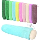 Exfoliating Mesh Soap Pouch Mesh Soap Saver Bag Bubble Foam Net for Body Facial Cleaning Tool, Random Colors (10)