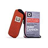 Duke Cannon Supply Co. Tactical Scrubber Soap On a Rope Pouch - Bath and Shower Body Scrubber Exfoliator and Soap Holder