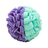 Body Buff - Foam Scrubber Loofah for Exfoliation & Cleansing - Removes Oil, Dirt, Impurities & Dead Skin - Sensitive, Dry, Oily, or Combination Skin - Customize Gentle to Clinical - Purple/Green