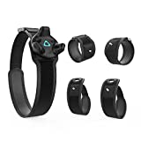 AMVR VR Tracker Straps Accessories, Adjustable Full Body Tracking VR Hand/Foot Straps for HTC Vive Tracker (1 Tracker Belt + 2 Palm Straps+2 Foot Straps, Vive Tracker NOT Included)