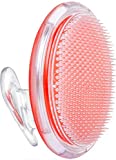 Exfoliating Brush to Treat and Prevent Razor Bumps and Ingrown Hairs - Eliminate Shaving Irritation for Face, Armpit, Legs, Neck, Bikini Line - Silky Smooth Skin Solution for Men and Women by Dylonic (Orange Single)
