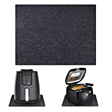 BODLYL Heat Resistant Mat for Air Fryer with Kitchen Appliance Sliders Function, 1 Pcs Kitchen Countertop Heat Protector Mat Kitchen Hot Pads for Air Fryer, Deep Fryers, Coffee Maker, Blender, Toaster