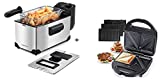 Aigostar Deep Fryer and 3-in-1 Grilled Sandwich Maker