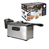 Maxi-Matic EDF-3507 Immersion Deep Fryer, 3.5 Quart, Stainless Steel