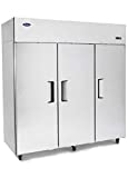 ATOSA MBF8003 Commercial Freezer, 3 Door Top Mount, Energy Star