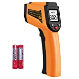 Non-Contact Digital Laser Grip Infrared Thermometer Temperature Gun -58℉~ 752℉ (-50℃ ~ 400℃), Digital Instant Read Meat Thermometer Kitchen Cooking Food Candy Thermometer for Oil Deep Fry BBQ