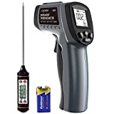 Infrared Thermometer, SURPEER Laser Temperature Gun, Non Contact Digital Electric IR Temp Gauge for Cooking, Home Repairs, Handmaking, Surface Measuring, -58 to 1022 ℉( Not Human)