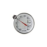 Taylor Precision Products Leave-in Meat Oven Safe Analog Dial Meat Food Grill BBQ Kitchen Cooking Thermometer, 2 inch dial, Stainless Steel
