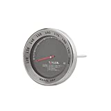 Taylor Precision Products Pro Series Leave in Meat Thermometer, Temperature Monitoring: 120F to 200F, Black