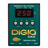 DigiQ DX3 BBQ Temperature Controller Green and Digital Meat Thermometer for Big Green Egg, Kamado Joe, Weber, and Ceramic Grills
