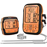 ThermoPro Meat Thermometer Wireless TP28 with Dual BBQ Probe, 500FT Grill Thermometer for Outside Grill, Meat Thermometer for Smoker Oven Grill, Digital Food Thermometer for Beef Turkey Lamb