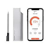 COMFEE' Wireless Meat Thermometer, Bluetooth Meat Thermometer, Smart Digital Wireless Thermometer for Cooking, Oven, Grilling, BBQ, Rotisserie, IP68 Waterproof Dishwasher Safe, Magnetic Base