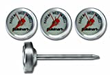 Cuisinart CSG-603 Outdoor Grilling Steak Thermometers (Set of 4) , Stainless Steel