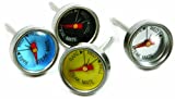 Norpro Mini Steak Thermometers, Set of 4, Silver